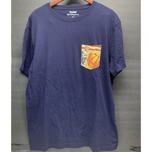 DISNEYLAND RESORT WALT DISNEY WORLD BLUE W/ MICKEY MOUSE ON POCKET SIZE XL